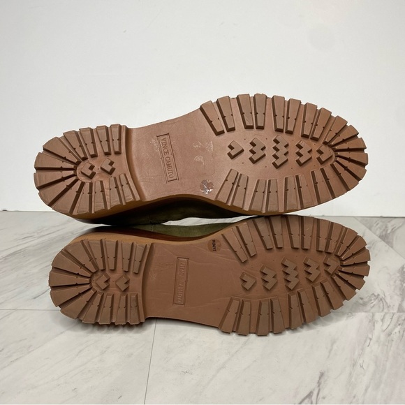 Vince Camuto Dendra Green Suede Heeled Bootie 9 1/2 M - Picture 13 of 14